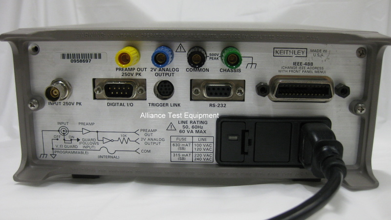 Keithley 6514 - Programmable Electrometer | Alliance Test Equipment